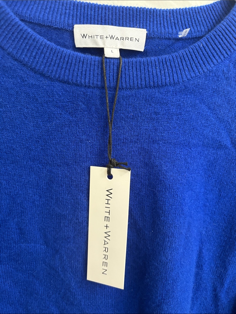 White + Warren Cashmere Crewneck Sweater